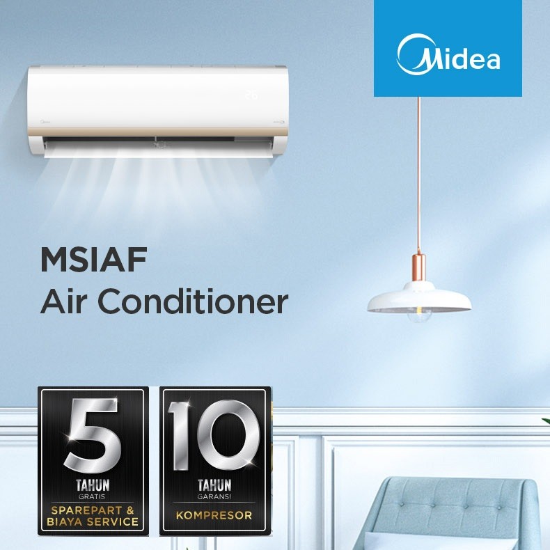 Midea AC Wall Mounted Split Inverter 2 PK - MSIAF-18CRDN2